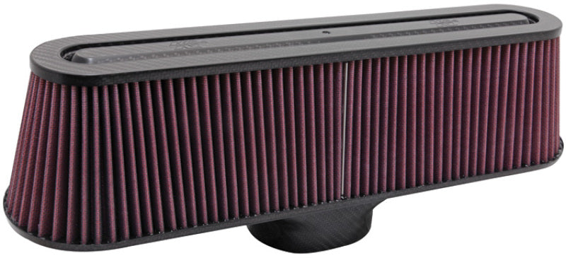 K&N Air Filter with Carbon Fiber Top and Base-SR1 Performance