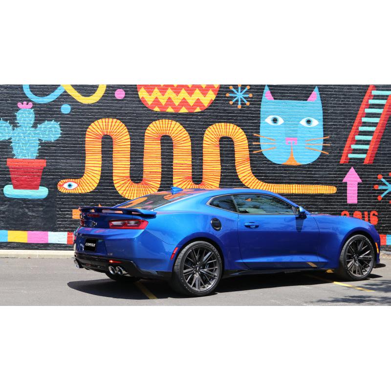 Corsa 2017-2024 Chevy Camaro SS 2.75in Inlet / 4in Outlet Polished Tip Kit (For Corsa Exhaust Only)-SR1 Performance