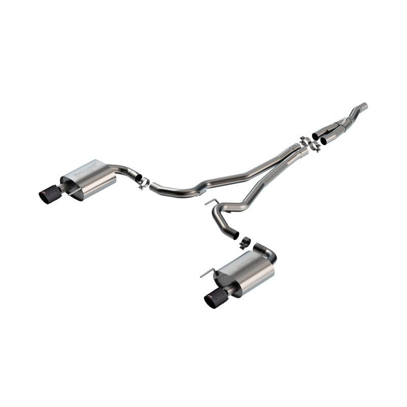 Borla 2024 Ford Mustang 2.3L Ecoboost 2.50 S-TYPE CFBA Catback Exhaust - Non-Active-SR1 Performance