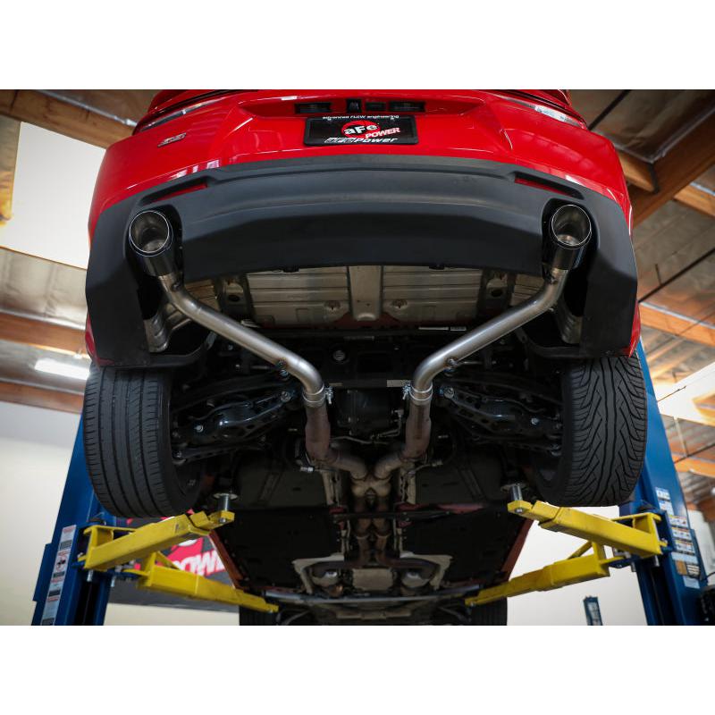 aFe POWER MACH Force-Xp 2.5in Axle-Back Exhaust System 16-20 Chevrolet Camaro SS V8 6.2L - Polished-SR1 Performance