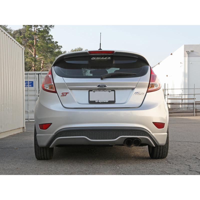 aFe Takeda Series 2 1/2in 304 SS Cat-Back 14-19 Ford Fiesta L4-1.6L (t) w/Black Tip-SR1 Performance