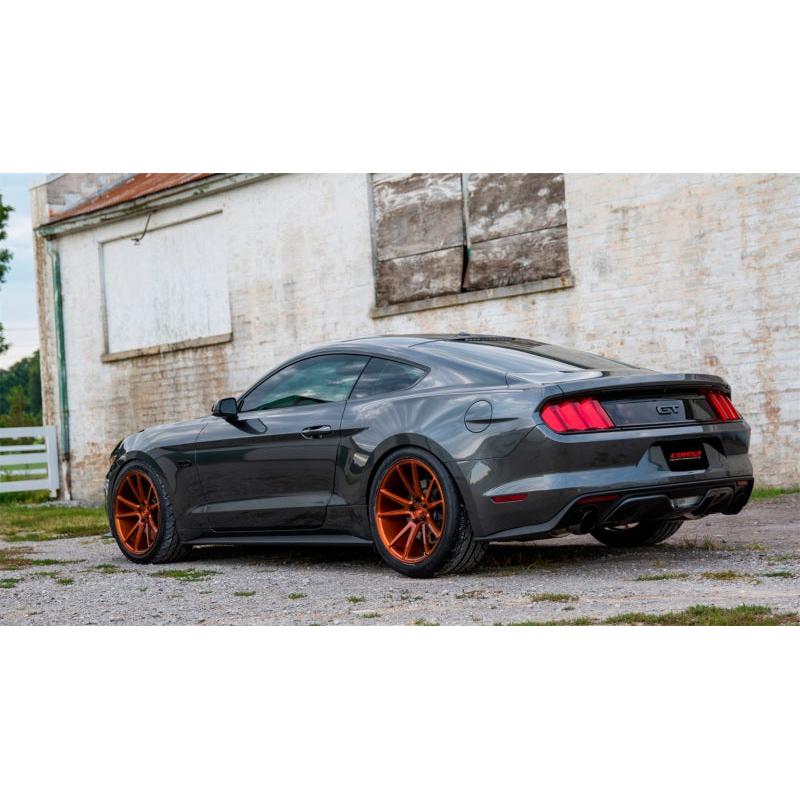 Corsa 2015-2017 Ford Mustang GT 5.0 3in Axle Back Exhaust Black Dual Tips (Touring)-SR1 Performance