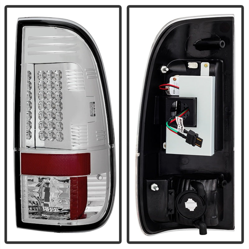 Spyder Ford Super Duty 08-15 LED Tail Lights Chrome ALT-YD-FS07-LED-C-SR1 Performance