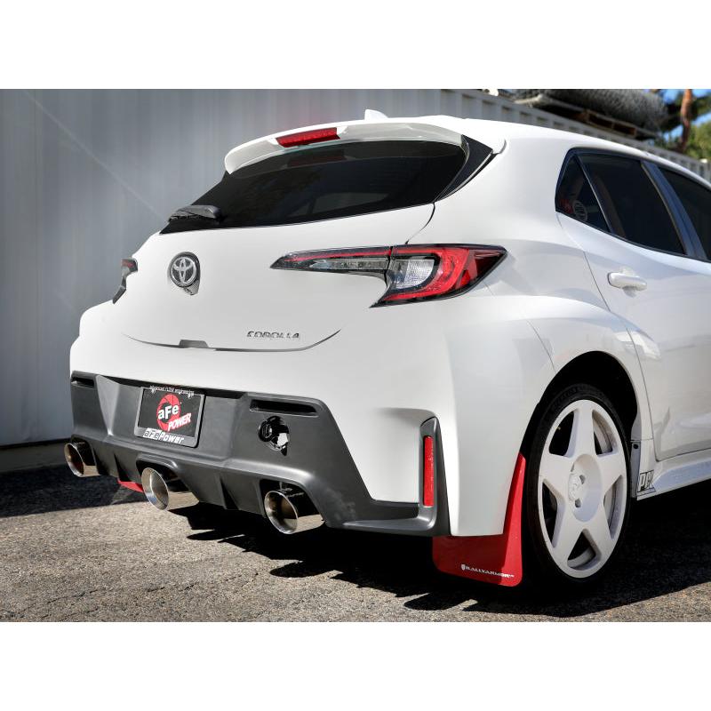 aFe 23-24 Toyota GR Corolla L3 1.6L (t) Gemini XV 3in to 2-1/2in Cat Back Exhaust w/ Polished Tips-SR1 Performance