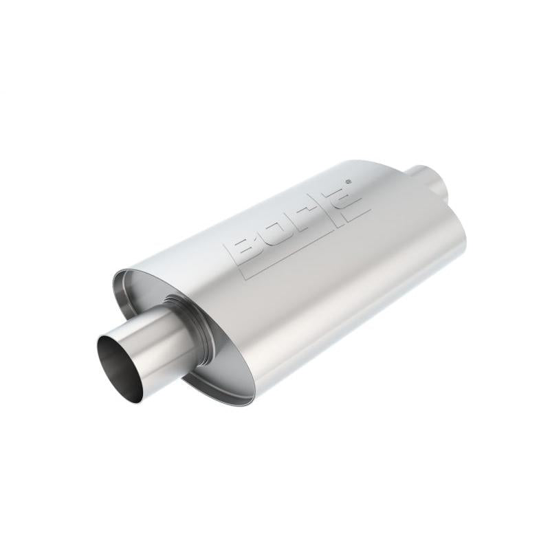 Borla XR-1 Racing Sportsman 2 1/2 inch Outlet / 2 1/2 inch Inlet 12in Case Oval Muffler-SR1 Performance