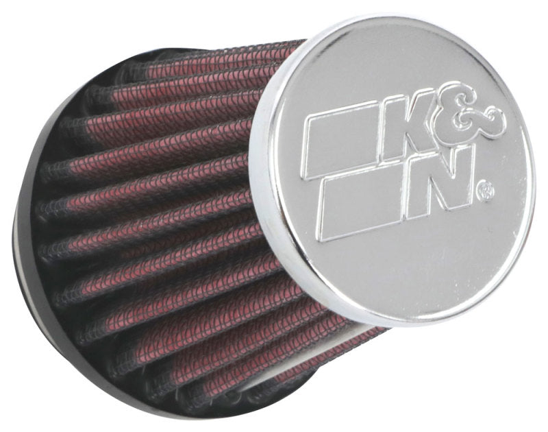 K&N Universal Chrome Filter 1 9/16 inch FLG / 2 5/8 inch Bottom / 2 inch Top / 3 inch Height-SR1 Performance