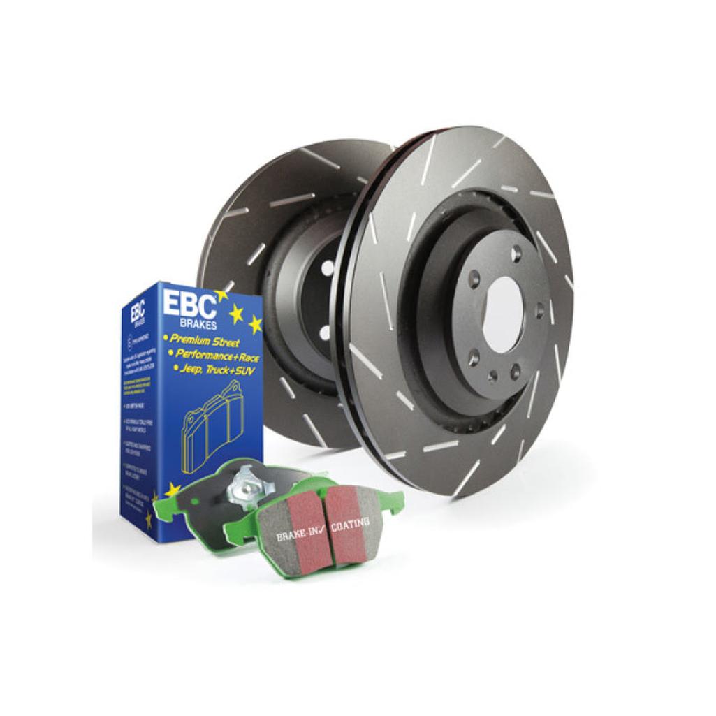 EBC S2 Kits Greenstuff Brake Pads and USR Rotors for Volkswagen Golf, Audi TT