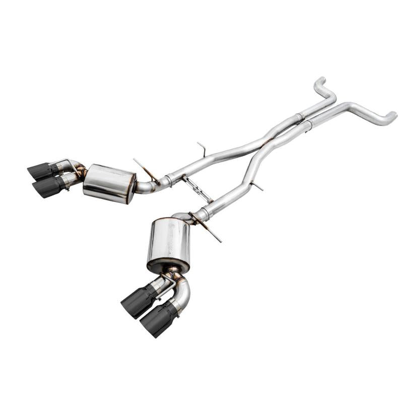 AWE Tuning 16-19 Chevy Camaro SS Non-Res Cat-Back Exhaust -Touring Edition (Quad Diamond Black Tips)-SR1 Performance