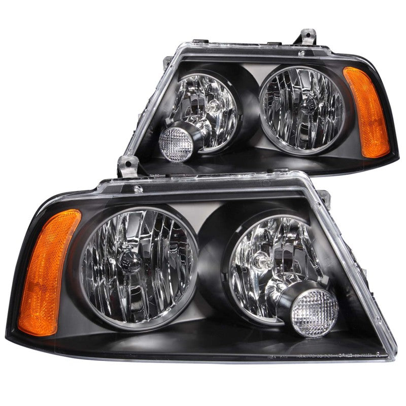 ANZO 2003-2006 Lincoln Navigator Crystal Headlights Black-SR1 Performance