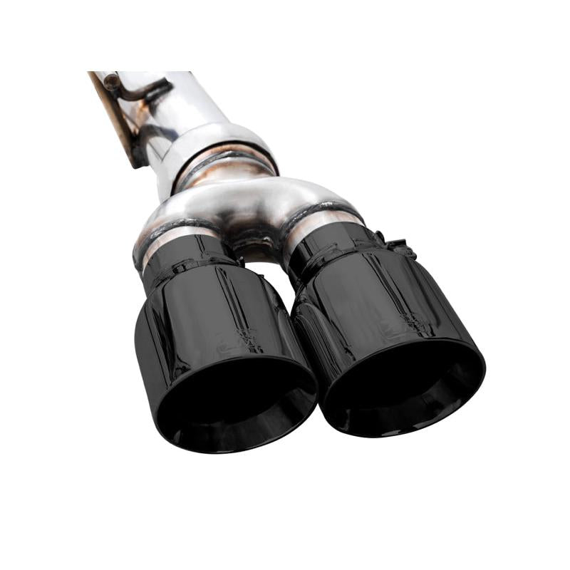 AWE Tuning 4th Gen GM 1500 6.2L 0FG Catback Split Rear Exit (w/ Bumper Cutouts) - Quad Diamond Tips-SR1 Performance