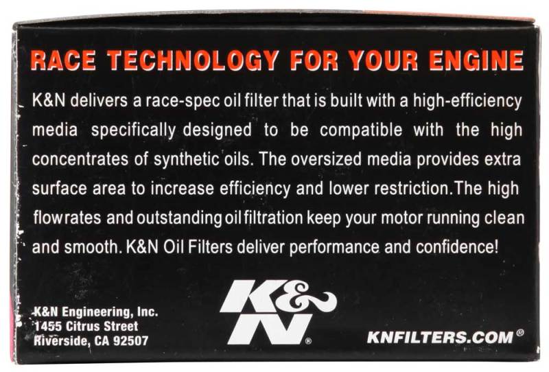 K&N Suzuki 2.375in OD x 1.469in H Oil Filter-SR1 Performance