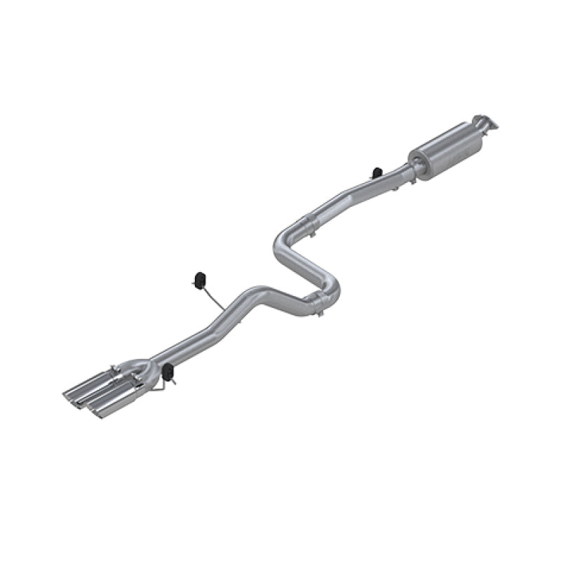MBRP 14-19 Ford Fiesta ST 1.6L EcoBoost 3in Dual Outlet Alum Cat Back-SR1 Performance