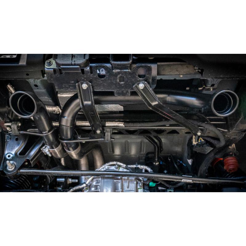 Borla 22-24 Ford Bronco Raptor V6 Turbo AT 2WD / 4WD ATAK Catback Exhaust w/ 4in Black Coated Tips-SR1 Performance