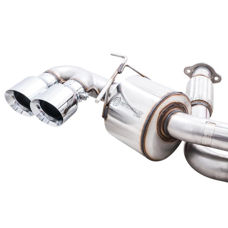 AWE Tuning 2020 Chevrolet Corvette (C8) Touring Edition Exhaust - Quad Chrome Silver Tips-SR1 Performance
