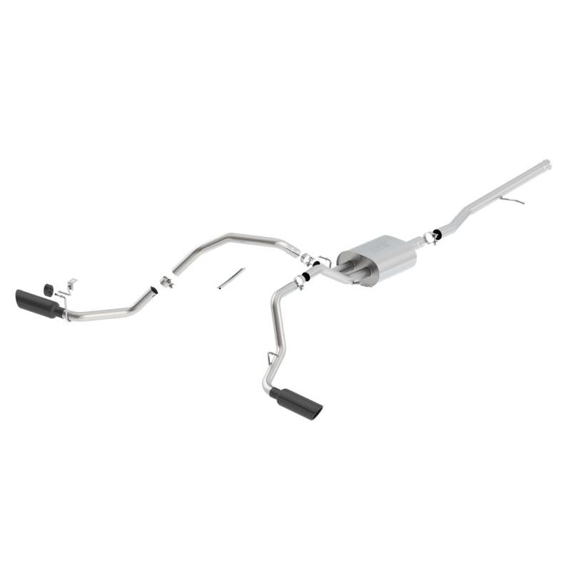 Borla 14-19 Chevrolet Silverado / GMC Sierra 1500 Cat-Back Touring Exhaust - 4in Tip-SR1 Performance