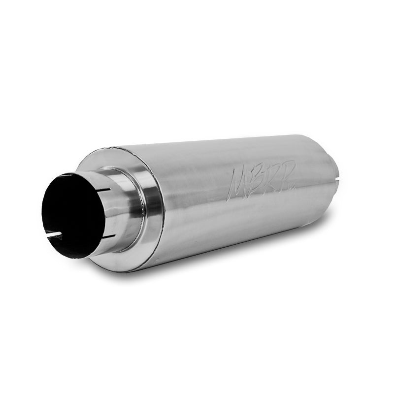 MBRP Universal Quiet Tone Muffler 5in Inlet /Outlet 8in Dia Body 31in Overall-SR1 Performance