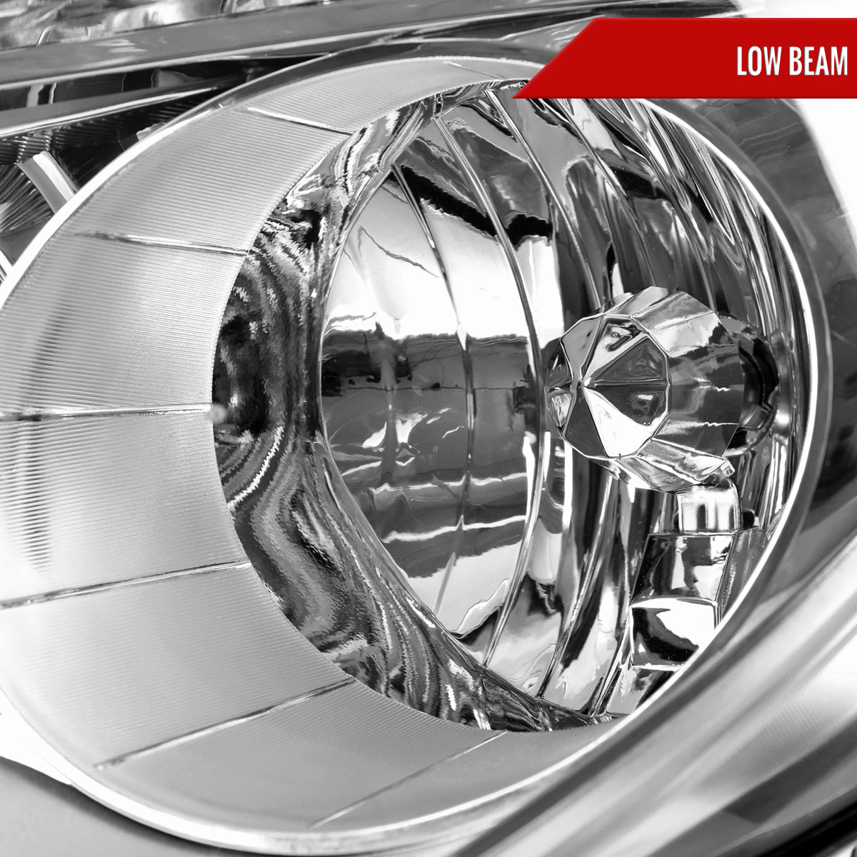 2010–2015 Chevrolet Equinox Factory Style Headlights (Chrome Housing / Clear Lens)