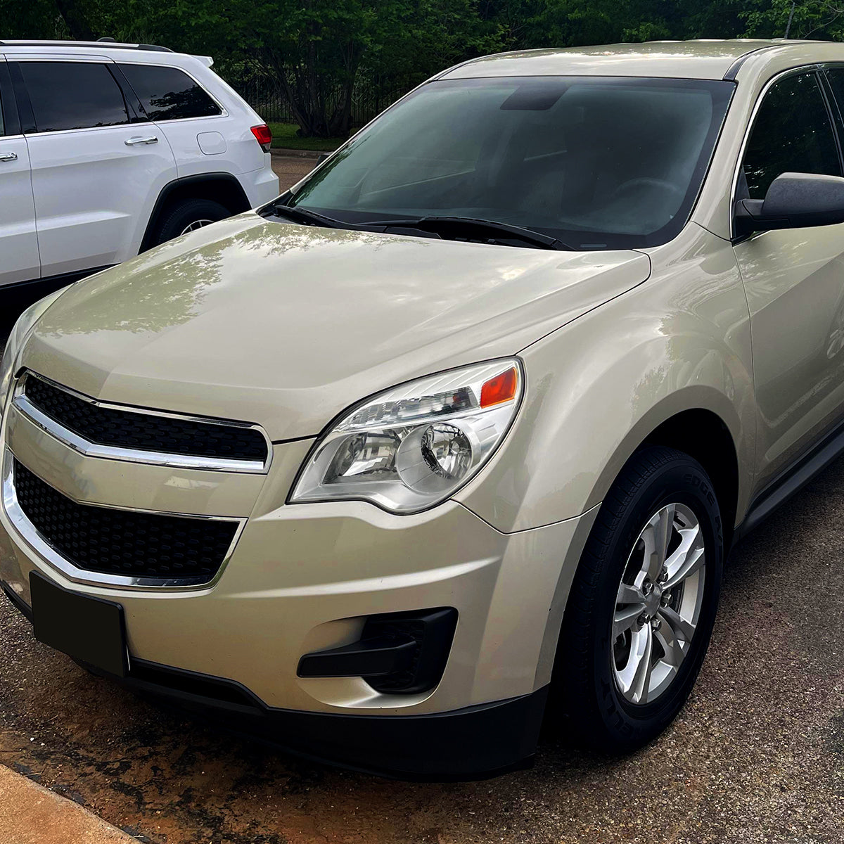 2010–2015 Chevrolet Equinox Factory Style Headlights (Chrome Housing / Clear Lens)