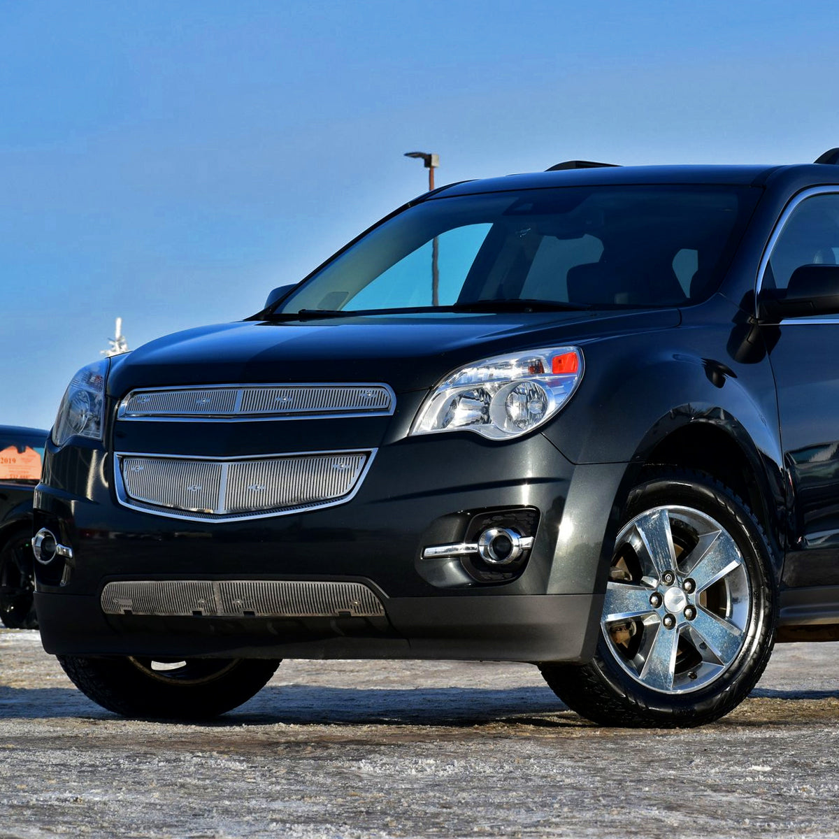 2010–2015 Chevrolet Equinox Factory Style Headlights (Chrome Housing / Clear Lens)