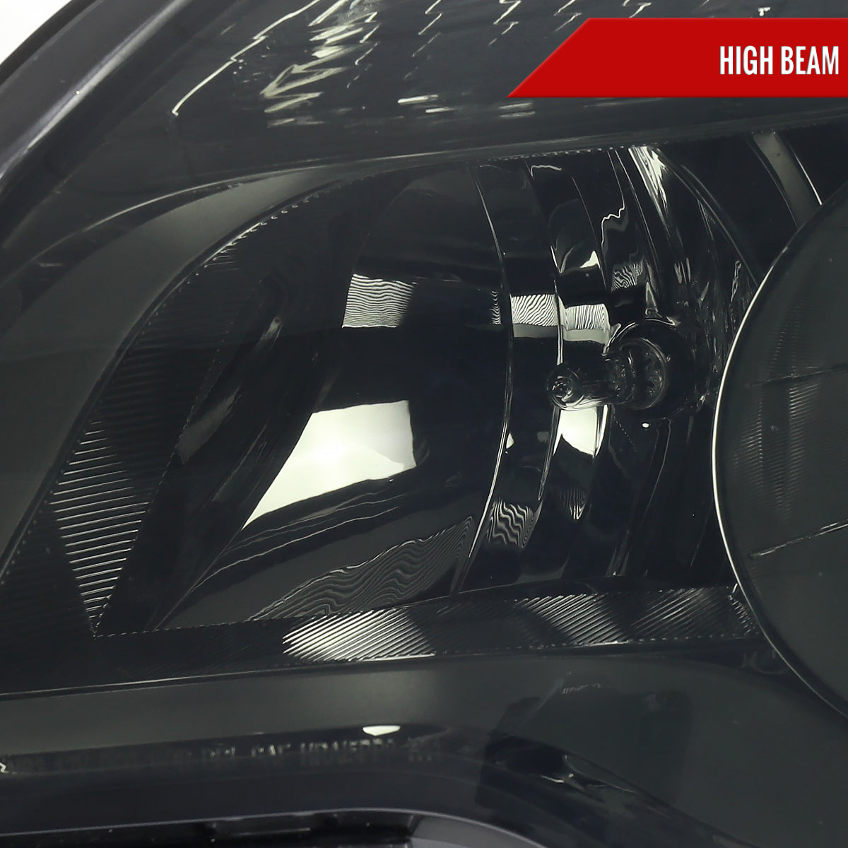 2010–2015 Chevrolet Equinox Factory Style Headlights (Chrome Housing / Smoked Lens)