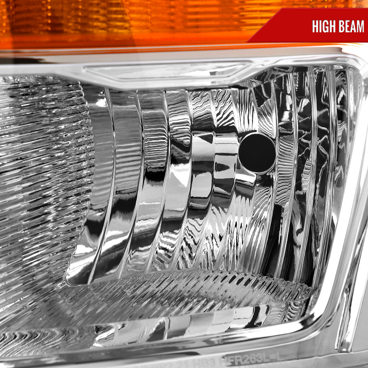 2021-2023 Ford F-150 Factory Style Headlight (Chrome Housing / Clear Lens ) - Driver Side Ony