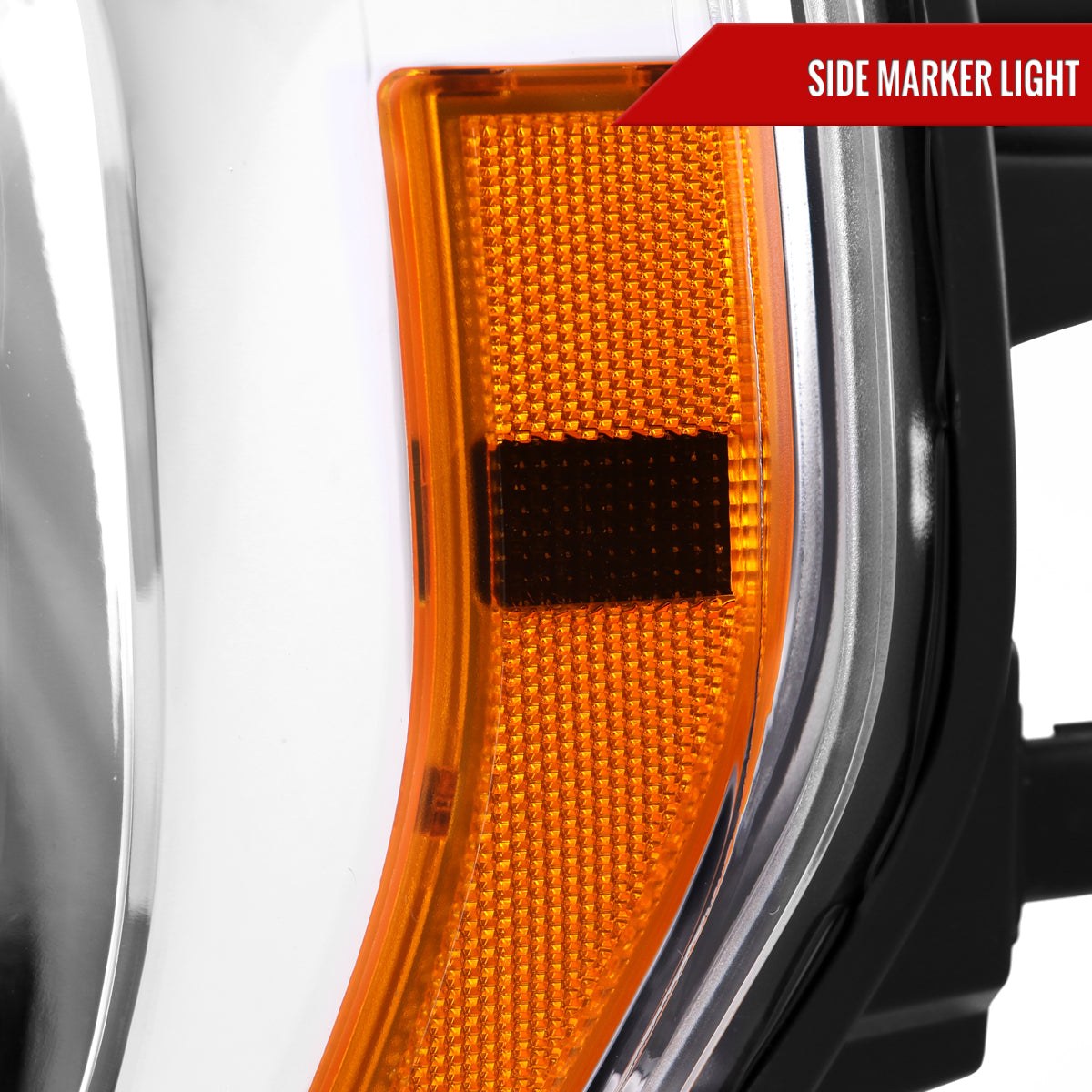 2021-2023 Ford F-150 Factory Style Headlight (Chrome Housing / Clear Lens ) - Driver Side Ony