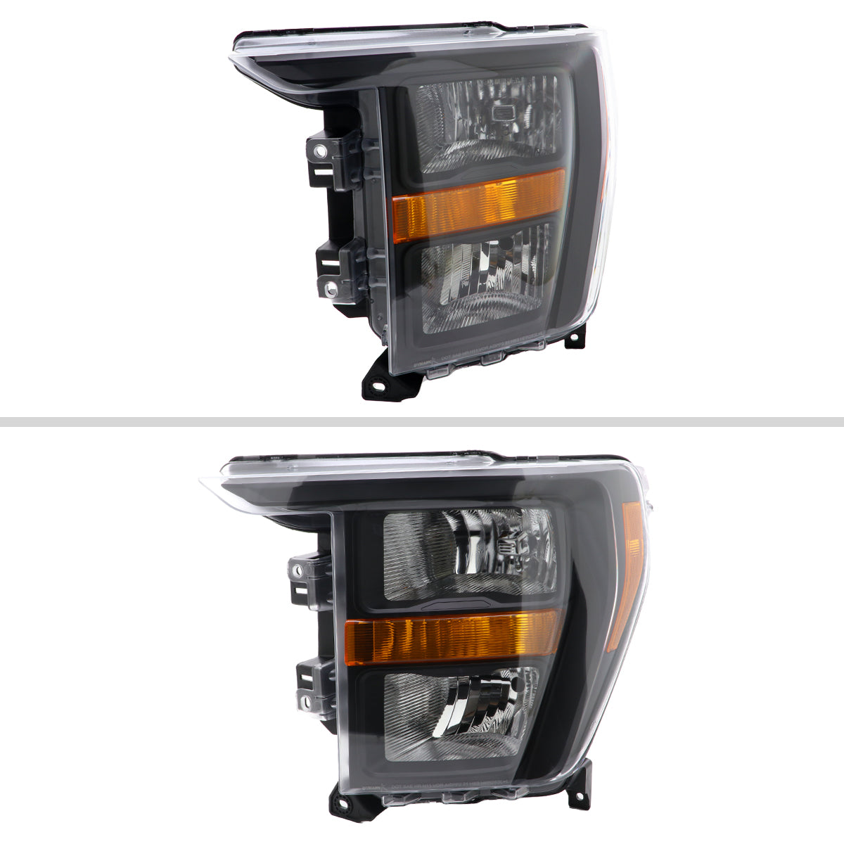 2021-2023 Ford F-150 Factory Style Headlight (Matte Black Housing / Clear Lens ) - Driver Side Only