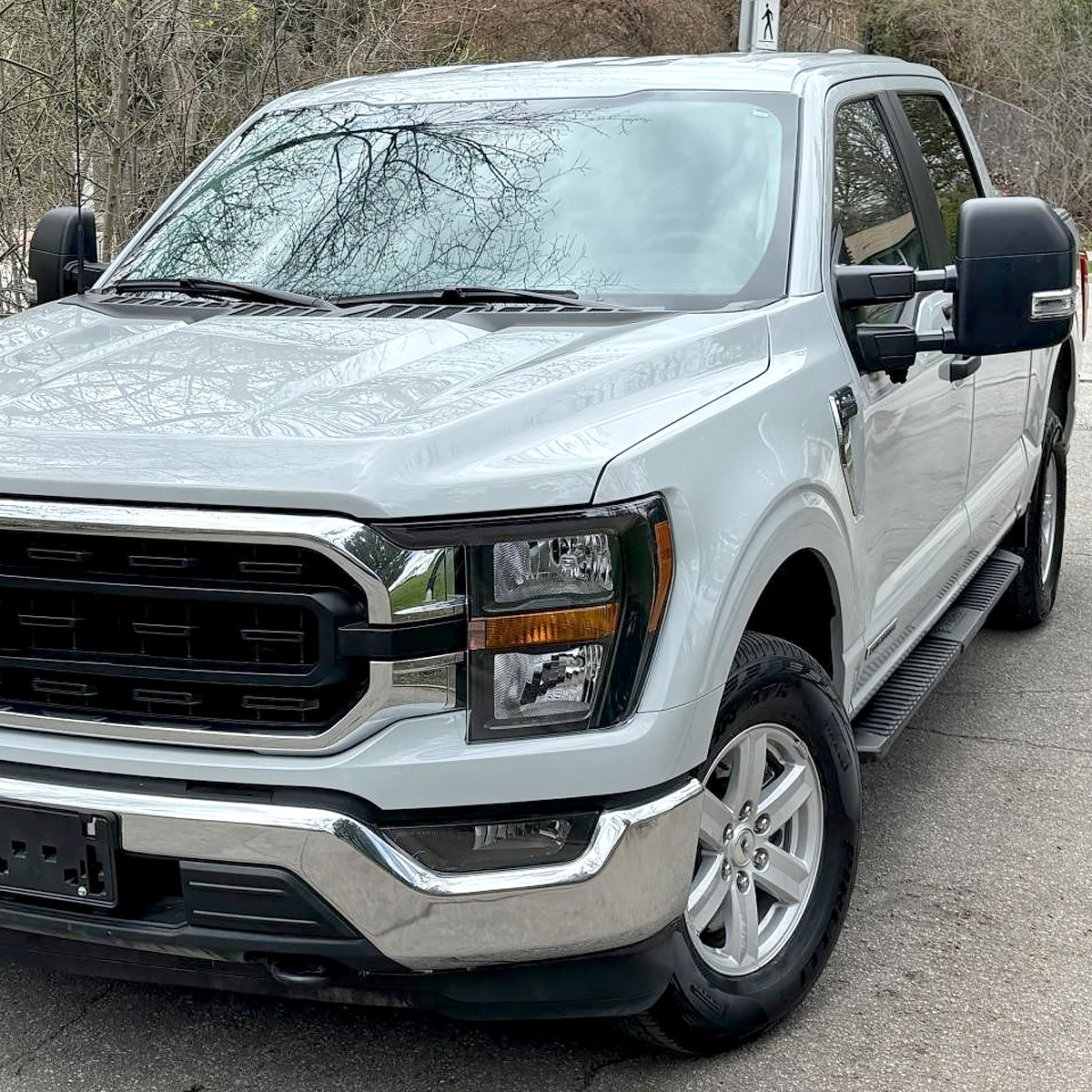 2021-2023 Ford F-150 Factory Style Headlight (Matte Black Housing / Clear Lens ) - Driver Side Only