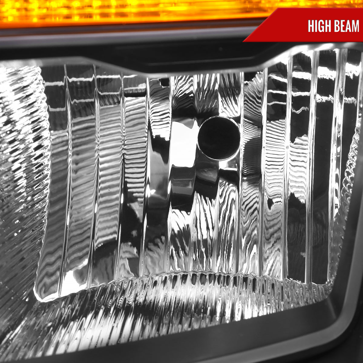 2021-2023 Ford F-150 Factory Style Headlight (Matte Black Housing / Clear Lens )
