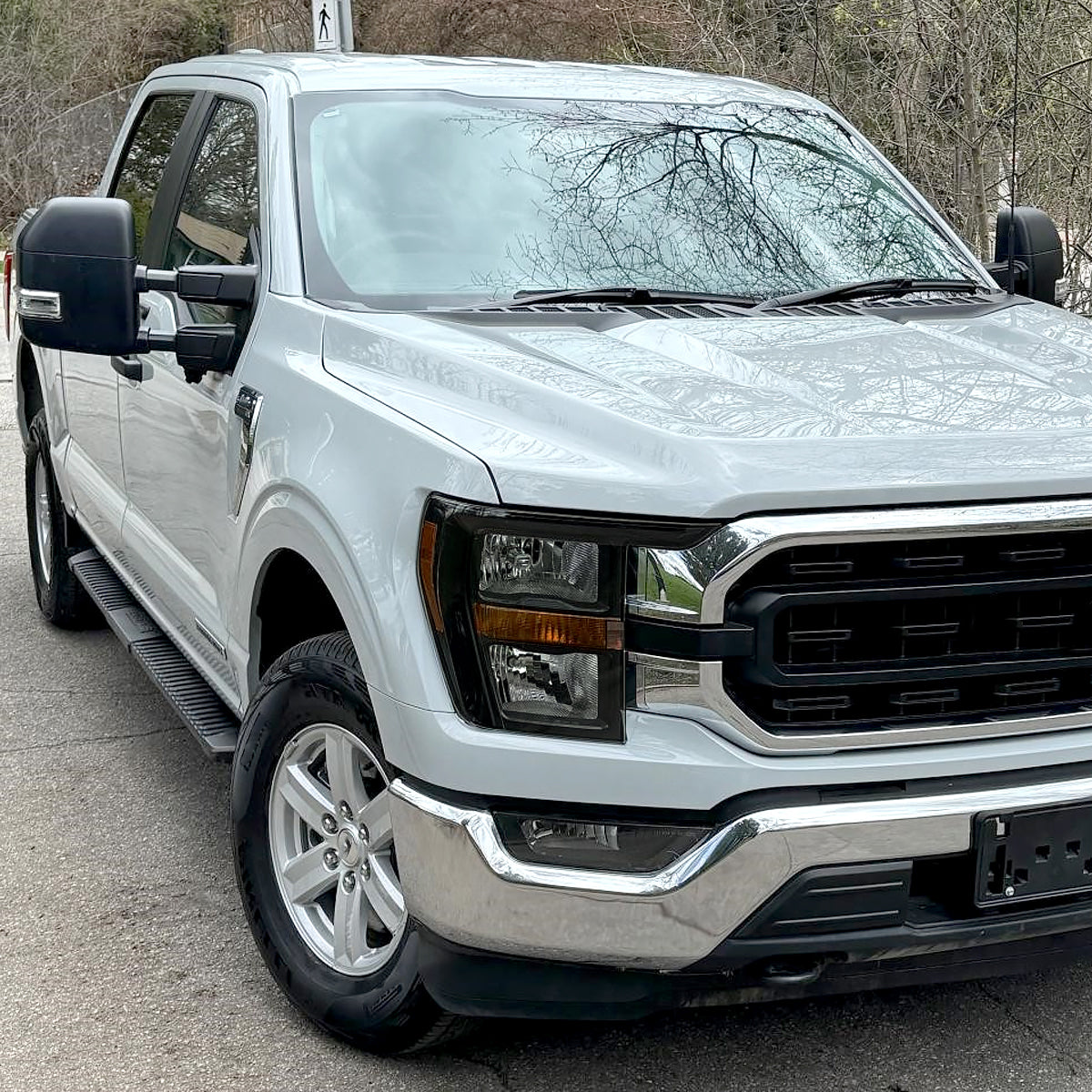 2021-2023 Ford F-150 Factory Style Headlight (Matte Black Housing / Clear Lens )