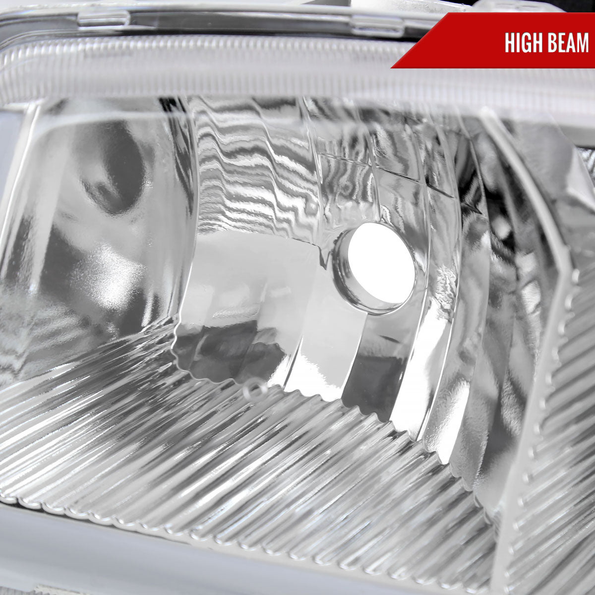 1999-2006 GMC Sierra/ 2000-2006 Yukon/Yukon XL LED Tube Factory Style Headlights (Chrome Housing/Clear Lens)