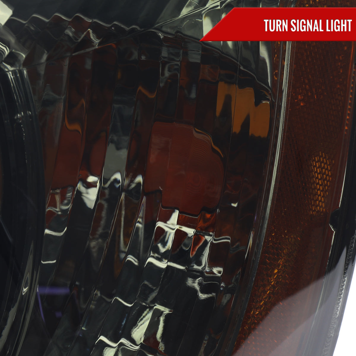 2001-2003 Toyota Highlander Factory Style Headlights (Chrome Housing/Smoked Lens)
