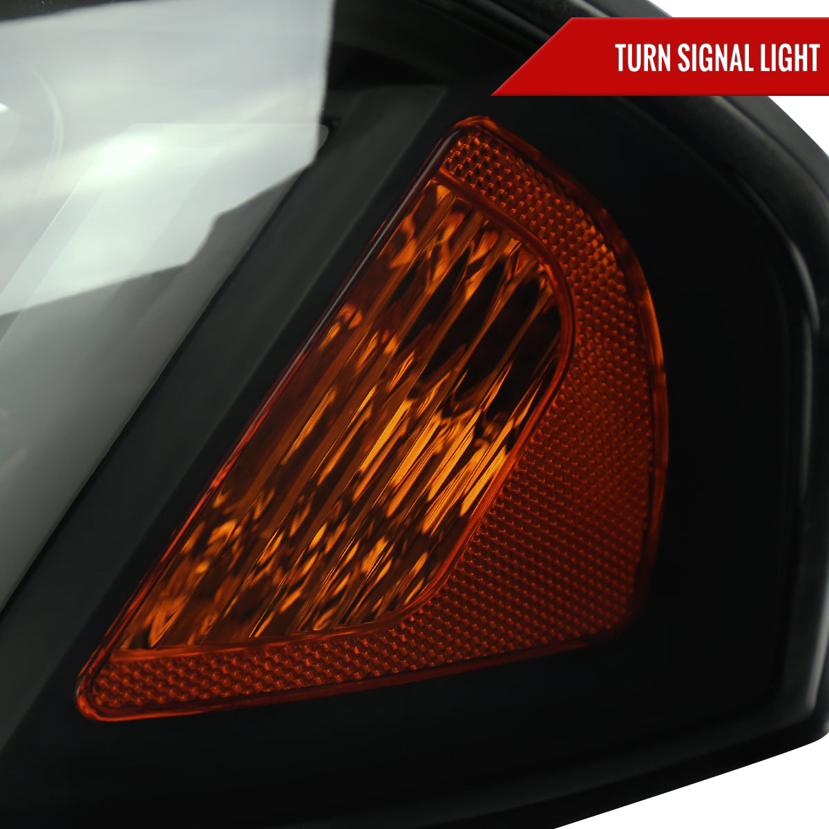 2000-2005 Chevrolet Impala LED Bar Factory Style Headlights (Matte Black Housing/Smoked Lens)