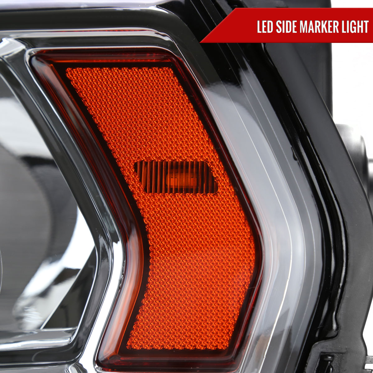 2019-2024 Dodge RAM 2500/3500/4500/5500 Factory Style Headlights (Chrome Housing/Clear Lens)