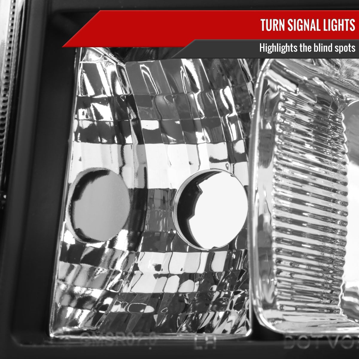 2007-2014 GMC Sierra Factory Style Headlights (Matte Black Housing/Clear Lens)