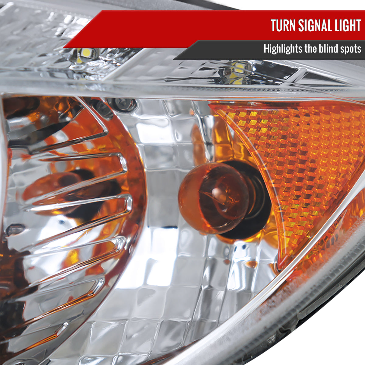 2004-2013 BMW E81 E82 E87 E88 Dual Halo Projector Headlights w/ LED Light Strip (Chrome Housing/Clear Lens)