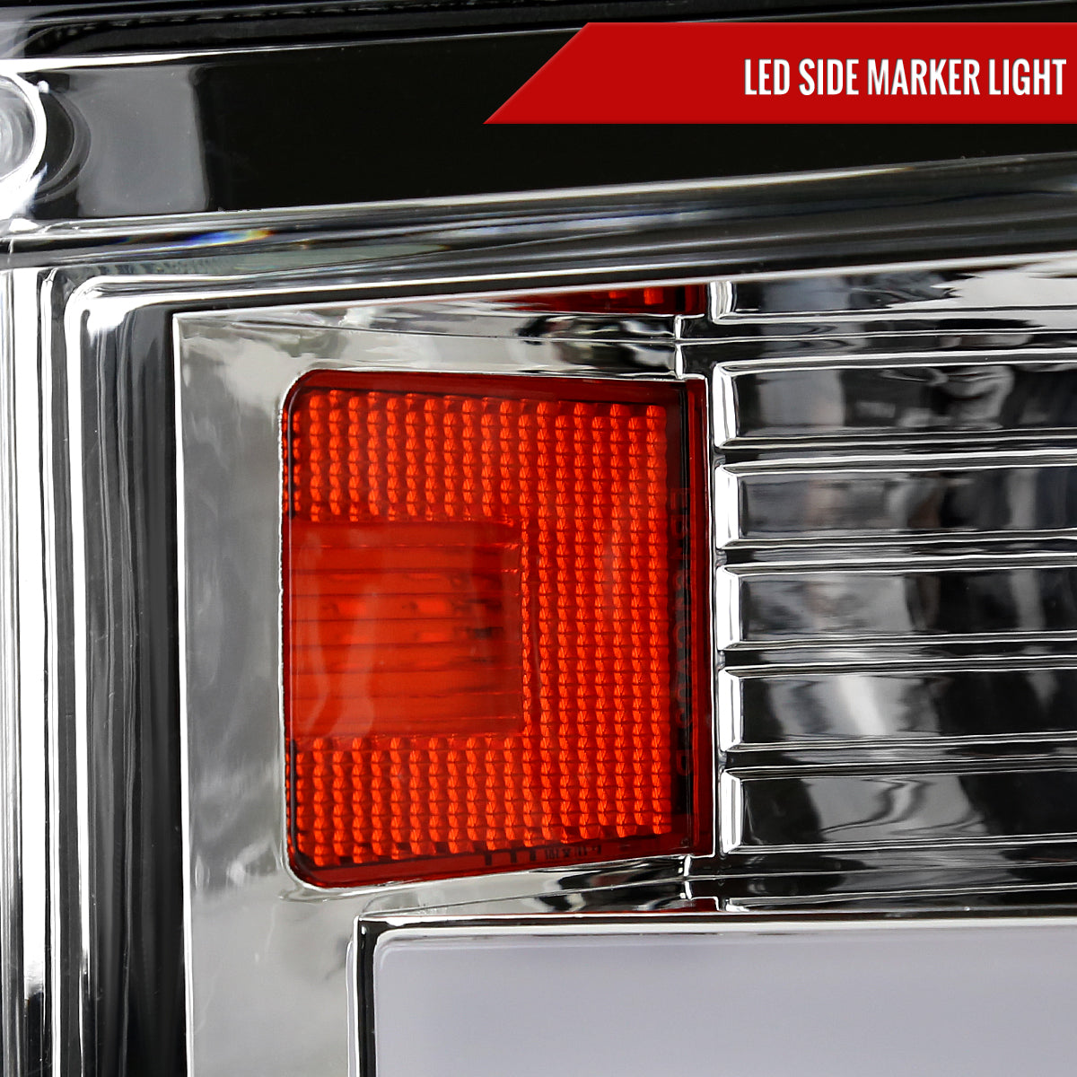 2015-2017 Ford F-150 LED Bar Projector Headlights w/ Switchback Sequential Turn Signals (Chrome Housing / Clear Lens)