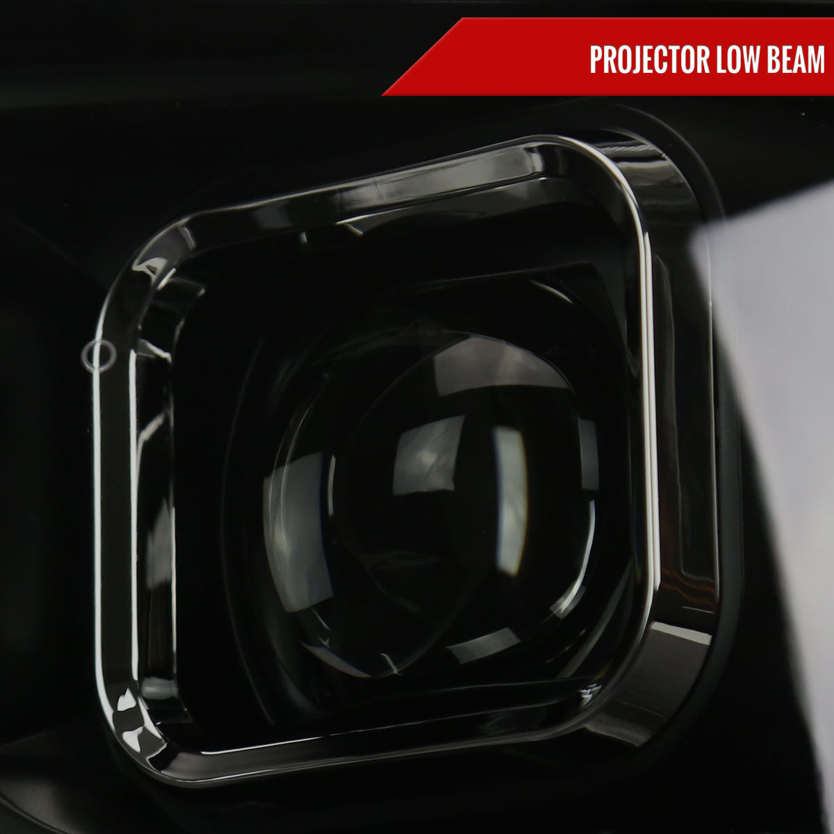 2009-2018 Dodge RAM 1500 / 2019-2021 RAM Classic / 2010-2018 RAM 2500 3500 Switchback Sequential Projector Headlights (Matte Black Housing/Smoked Lens)