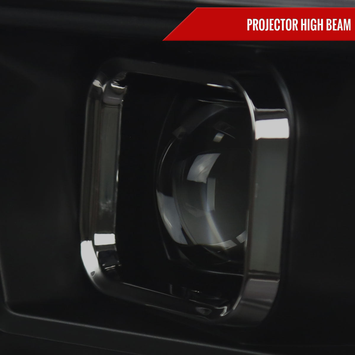 2009-2018 Dodge RAM 1500 / 2019-2021 RAM Classic / 2010-2018 RAM 2500 3500 Switchback Sequential Projector Headlights (Matte Black Housing/Smoked Lens)
