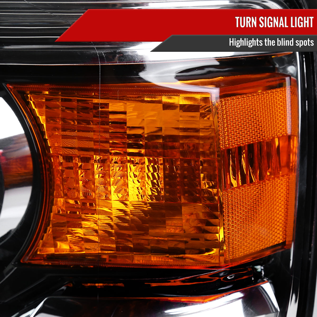 2014-2019 GMC Sierra 1500/2500HD/3500HD Clear Lens Projector Headlights - Driver Side Only