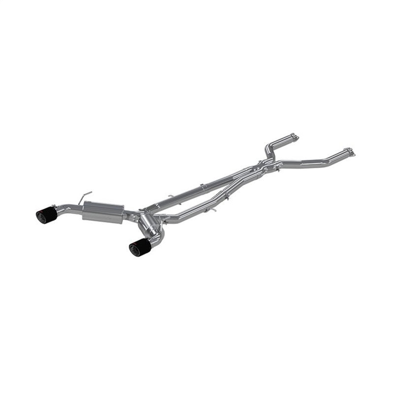 MBRP 16-19 Infiniti Q50 3.0L FWD/AWD 3in Cat Back w/ 4.5in OD Carbon Fiber Tips - T304-SR1 Performance