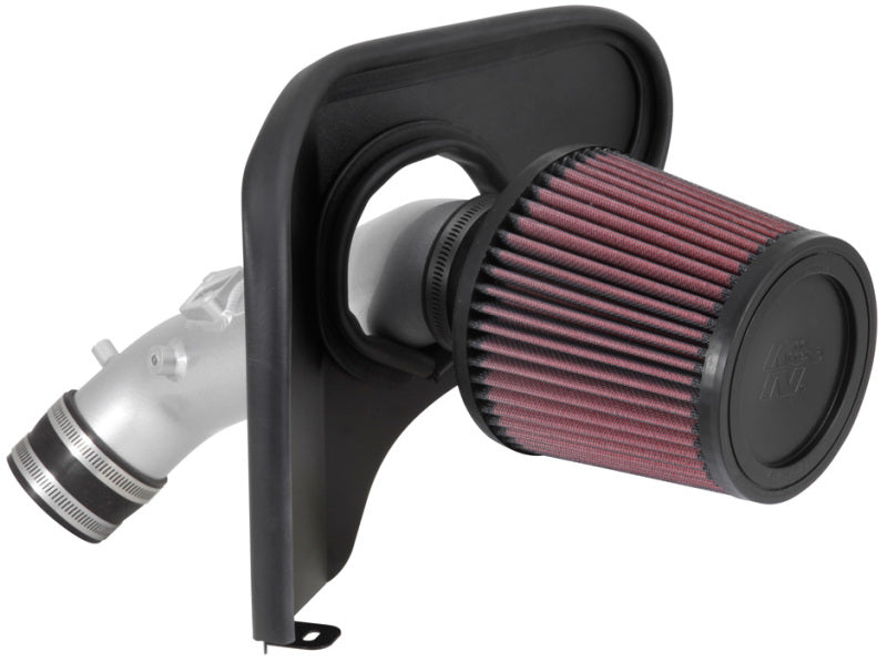 K&N 2013-14 Honda Accord 2.4L L4 69 Series Typhoon Air Intake System - Silver Cold Air Intake Kit-SR1 Performance