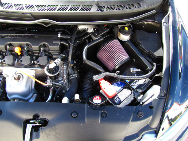 K&N 06-09 Civic 1.8L Silver Typhoon Short Ram Intake-SR1 Performance