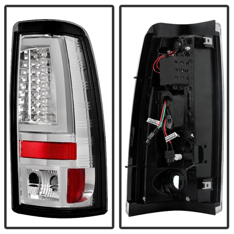 Spyder Chevy Silverado 1500/2500 03-06 Version 2 LED Tail Lights - Chrome ALT-YD-CS03V2-LED-C-SR1 Performance