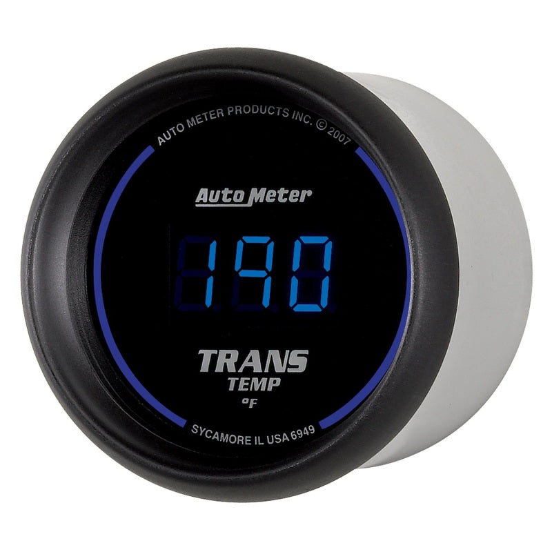 Autometer 52.4mm Black Digital Trans Temperature Gauge-SR1 Performance