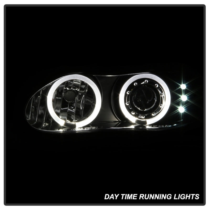 Spyder Chevy Camaro 98-02 Projector Headlights LED Halo LED Blk - Low H1 PRO-YD-CCAM98-HL-BK-SR1 Performance