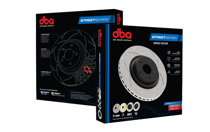 DBA 2659X-10 Street Series Rear Drilled & Slotted Rotors for Subaru Legacy, Impreza, Forester, Scion BRZ, and FR-S
