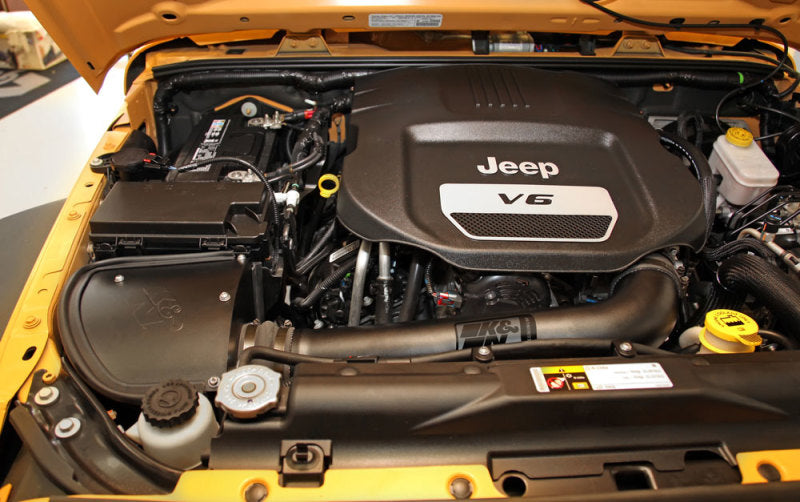 K&N 71 Series Performance Intake Kit for 12-18 Jeep Wrangler 3.6L V6 (12-15 CARB Approved)-SR1 Performance