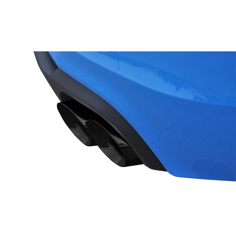 Corsa 2013-2014 Ford Mustang Shelby GT500 5.8L V8 Black Sport Axle-Back + XO Exhaust-SR1 Performance