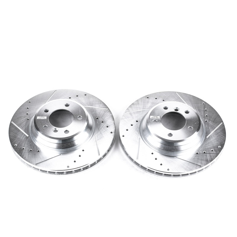 Power Stop 09-11 BMW 335d Front Evolution Drilled & Slotted Rotors - Pair-SR1 Performance